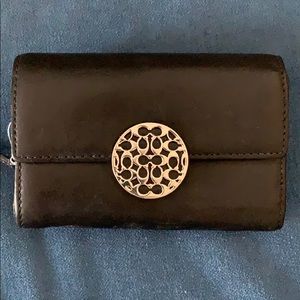 Black coach wallet